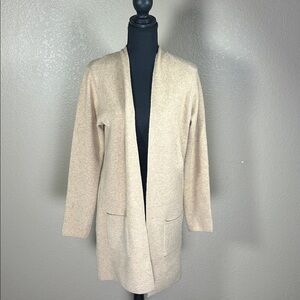 Nine West Tan Long Knit Sweater Super soft and Comfy Size XS